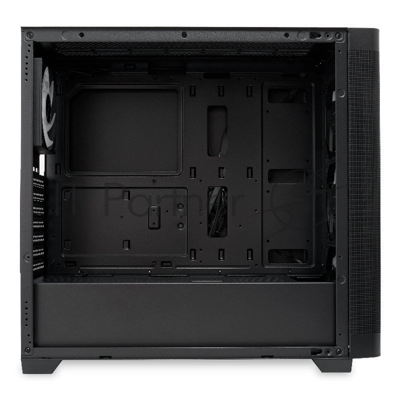 Корпус без блока питания/ HSPD M740, Mesh Mid Tower, Black, TG, 0.6 SPCC, 4x120mm ARGB E-ATX, ATX, mATX, mITX 170/400/200mm 4x2.5, 2x3.5, 7xPCI 1xUSB-A 3.0, 1xUSB-C 3.0 460x218x450mm