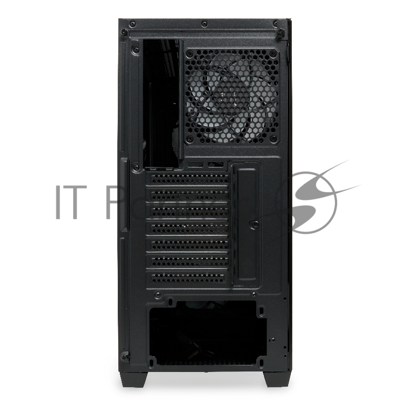 Корпус без блока питания/ HSPD M740, Mesh Mid Tower, Black, TG, 0.6 SPCC, 4x120mm ARGB E-ATX, ATX, mATX, mITX 170/400/200mm 4x2.5, 2x3.5, 7xPCI 1xUSB-A 3.0, 1xUSB-C 3.0 460x218x450mm