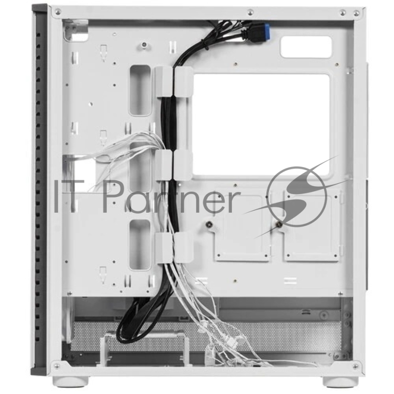 Корпус без блока питания/ PCCooler ME200 MESH WH, Mesh Full Tower, White, TG, SPCC, 3x120mm ARGB E-ATX, ATX, mATX, mITX 180/380/220mm 4x2.5, 2x3.5, 7+3xPCI 1xUSB-A 3.0, 2xUSB-A 2.0 432x225x495mm