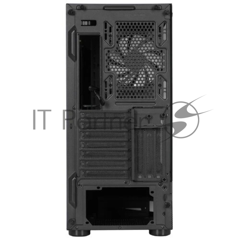 Корпус без блока питания/ PCCooler IE200 BK, Tempered Glass Full Tower, Black, TG, SPCC, 1x120mm ARGB E-ATX, ATX, mATX, mITX 180/380/220mm 4x2.5, 2x3.5, 7+3xPCI 1xUSB-A 3.0, 2xUSB-A 2.0 432x225x495mm