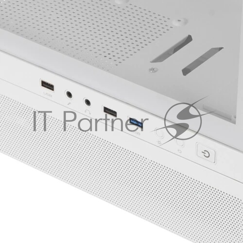 Корпус без блока питания/ PCCooler IE200 WH, Tempered Glass Full Tower, White, TG, SPCC, 1x120mm ARGB E-ATX, ATX, mATX, mITX 180/380/220mm 4x2.5, 2x3.5, 7+3xPCI 1xUSB-A 3.0, 2xUSB-A 2.0 432x225x495mm