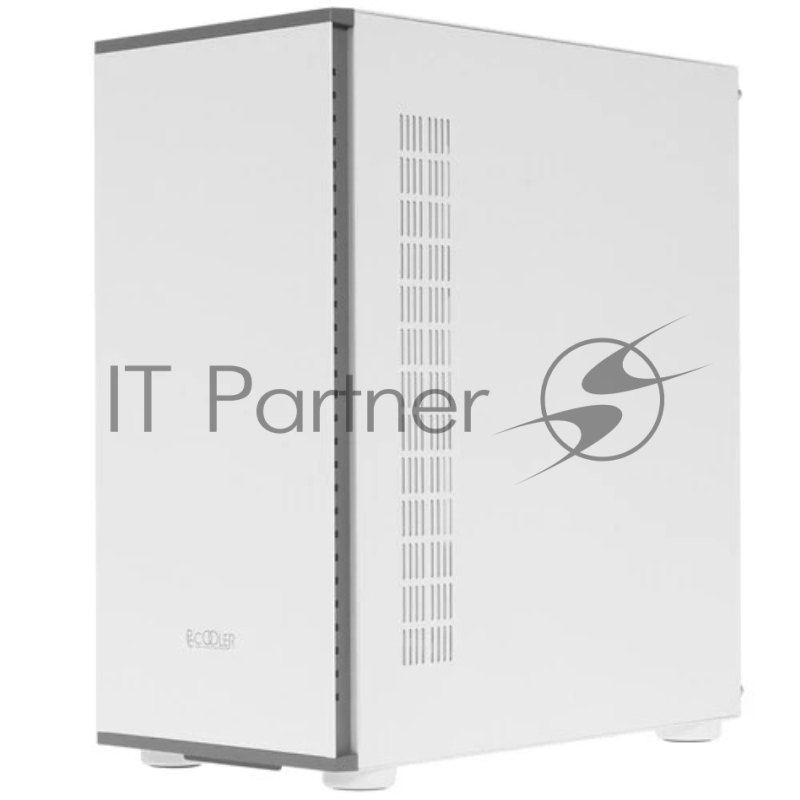 Корпус без блока питания/ PCCooler IE200 WH, Tempered Glass Full Tower, White, TG, SPCC, 1x120mm ARGB E-ATX, ATX, mATX, mITX 180/380/220mm 4x2.5, 2x3.5, 7+3xPCI 1xUSB-A 3.0, 2xUSB-A 2.0 432x225x495mm