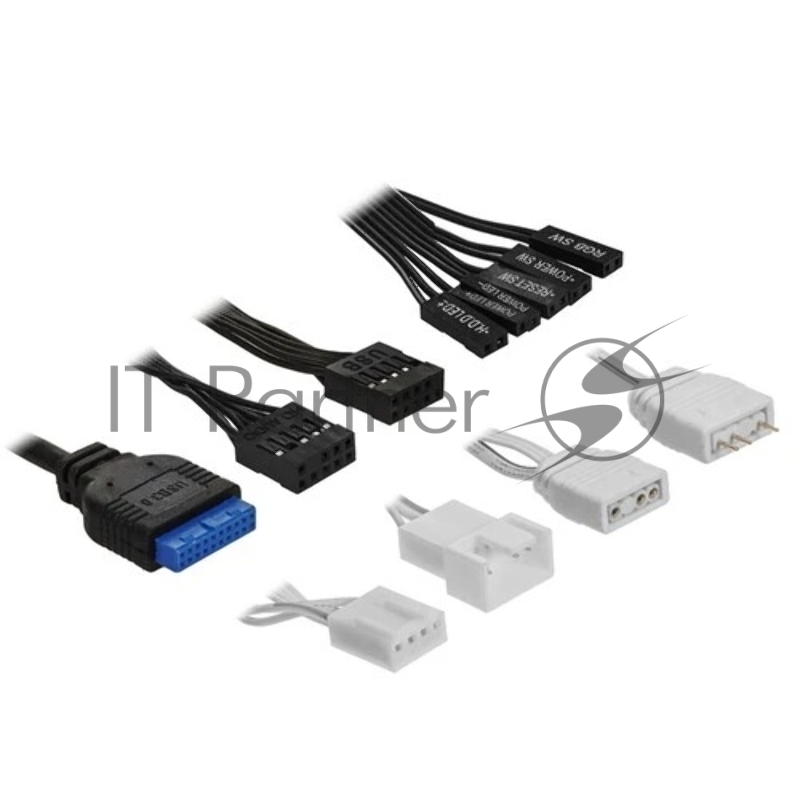 Корпус без блока питания/ PCCooler IE200 WH, Tempered Glass Full Tower, White, TG, SPCC, 1x120mm ARGB E-ATX, ATX, mATX, mITX 180/380/220mm 4x2.5, 2x3.5, 7+3xPCI 1xUSB-A 3.0, 2xUSB-A 2.0 432x225x495mm