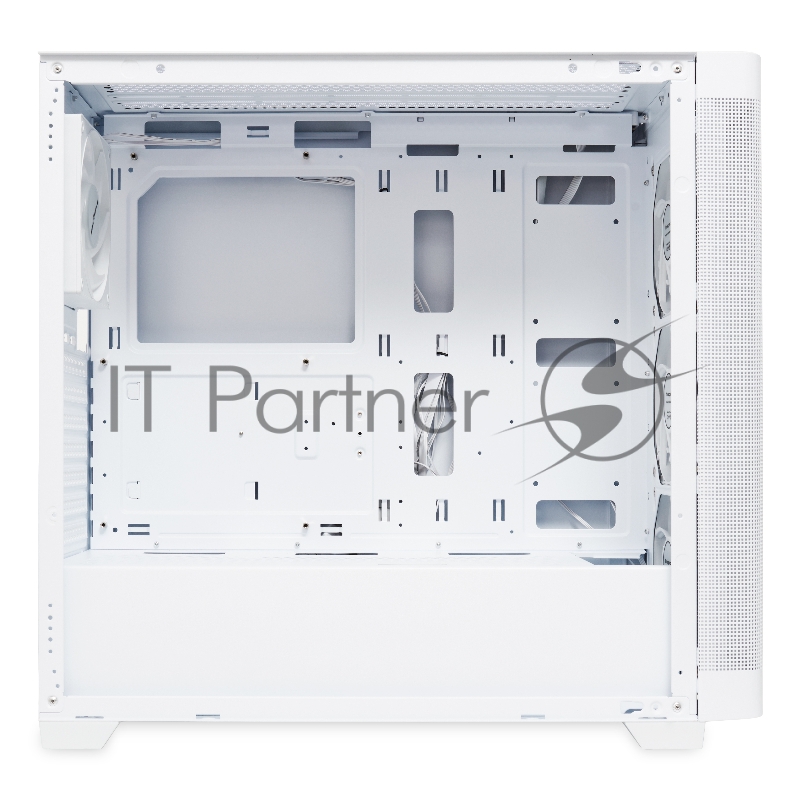 Корпус без блока питания/ HSPD M740, Mesh Mid Tower, white, TG, 0.6 SPCC, 4x120mm ARGB E-ATX, ATX, mATX, mITX 170/400/200mm 4x2.5, 2x3.5, 7xPCI 1xUSB-A 3.0, 1xUSB-C 3.0 460x218x450mm