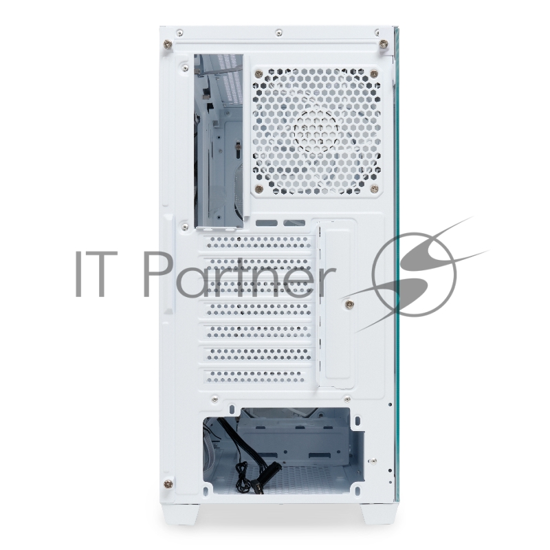 Корпус без блока питания/ HSPD M740, Mesh Mid Tower, white, TG, 0.6 SPCC, 4x120mm ARGB E-ATX, ATX, mATX, mITX 170/400/200mm 4x2.5, 2x3.5, 7xPCI 1xUSB-A 3.0, 1xUSB-C 3.0 460x218x450mm