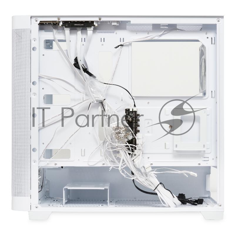 Корпус без блока питания/ HSPD M740, Mesh Mid Tower, white, TG, 0.6 SPCC, 4x120mm ARGB E-ATX, ATX, mATX, mITX 170/400/200mm 4x2.5, 2x3.5, 7xPCI 1xUSB-A 3.0, 1xUSB-C 3.0 460x218x450mm