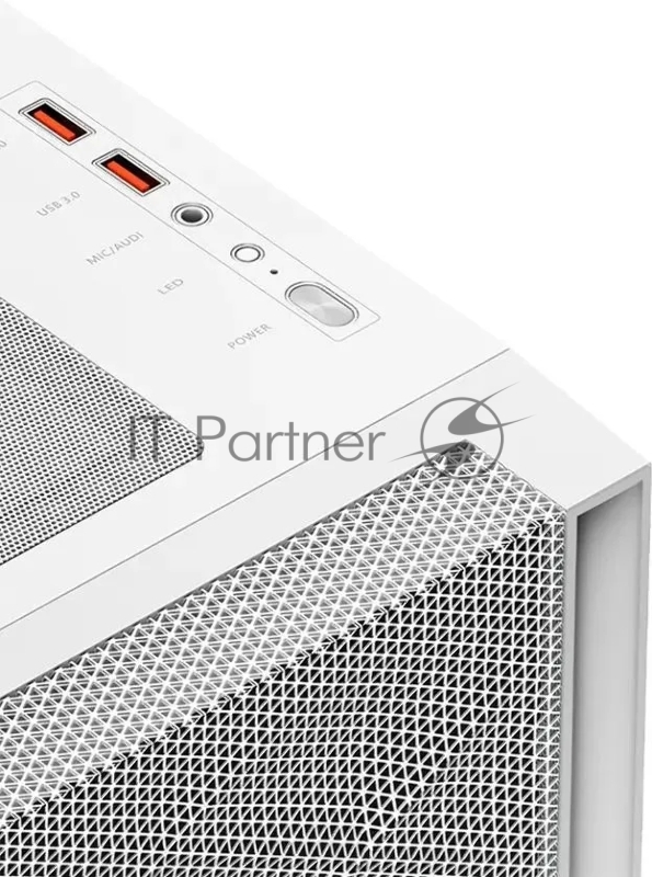 Корпус PcCooler C3D510 WH ARGB белый без БП ATX 3x120mm 2xUSB3.0 1xUSB3.1 audio bott PSU