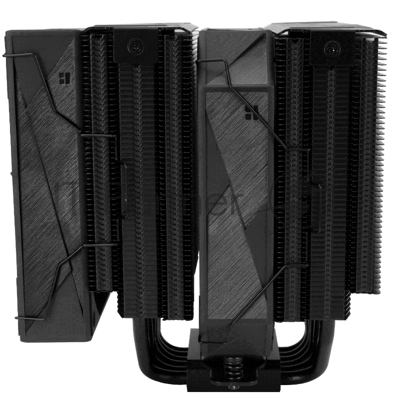 Кулер для процессора/ Thermalright Royal Pretor 130 Black (4-pin PWM, 158mm, Ni/Cu, 6x6mm, 1x120+1x130mm, 80.45CFM/81.88CFM, 29.4dBA/28.3dBA, 2150PM/1750RPM, S: 1200, 1700, 1851, 2011, 2066, 115X, AM4, AM5, black)