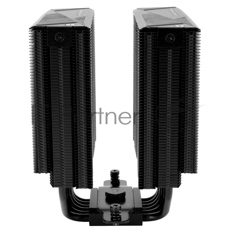 Кулер для процессора/ Thermalright Royal Pretor 130 Black (4-pin PWM, 158mm, Ni/Cu, 6x6mm, 1x120+1x130mm, 80.45CFM/81.88CFM, 29.4dBA/28.3dBA, 2150PM/1750RPM, S: 1200, 1700, 1851, 2011, 2066, 115X, AM4, AM5, black)