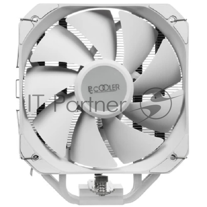 Кулер для процессора/ PCCooler PALADIN 400 WH (200W, 4-pin PWM, 157mm, Al/Cu, 4x6mm, 1x130mm, 76.85CFM, 29dBA, 1600RPM, S: 1851/1700/1200/115X, AM5/AM4, white)