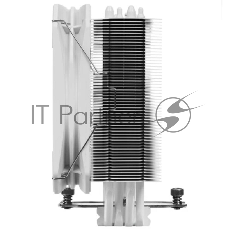 Кулер для процессора/ PCCooler PALADIN 400 WH (200W, 4-pin PWM, 157mm, Al/Cu, 4x6mm, 1x130mm, 76.85CFM, 29dBA, 1600RPM, S: 1851/1700/1200/115X, AM5/AM4, white)