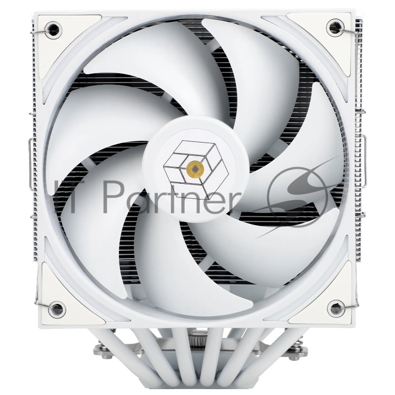 Кулер для процессора/ Thermalright Royal Pretor 130 White (4-pin PWM, 158mm, Ni/Cu, 6x6mm, 1x120+1x130mm, 80.45CFM/81.88CFM, 29.4dBA/28.3dBA, 2150PM/1750RPM, S: 1200, 1700, 1851, 2011, 2066, 115X, AM4, AM5, white)