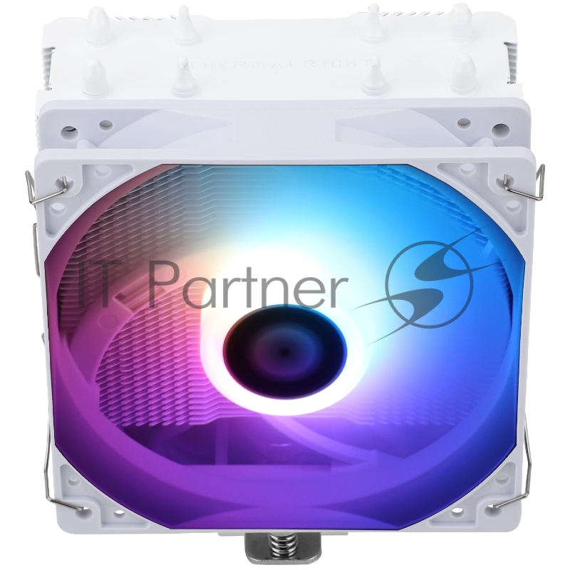 Кулер для процессора/ Thermalright Assassin X 120 Refined SE White Argb (4-pin PWM, 148mm, Ni/Cu, 4x6mm, ARGB, 1x120mm, 66.17CFM, 25.6dBA, 1550RPM, S: 1200, 1700, 1851, 115X, AM4, AM5, white)
