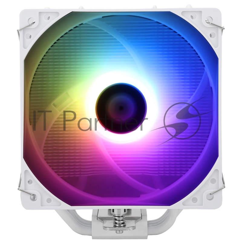 Кулер для процессора/ Thermalright Assassin X 120 Refined SE White Argb (4-pin PWM, 148mm, Ni/Cu, 4x6mm, ARGB, 1x120mm, 66.17CFM, 25.6dBA, 1550RPM, S: 1200, 1700, 1851, 115X, AM4, AM5, white)