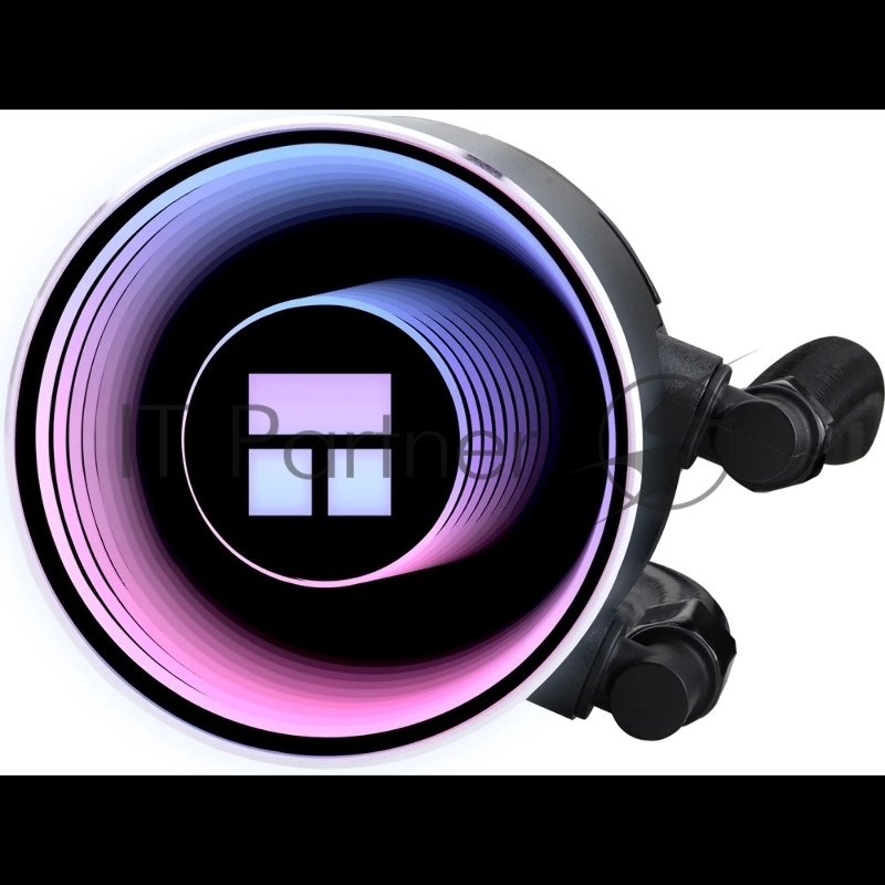 Водяное охлаждение для процессора/ Thermalright Frozen Notte 240 Black Argb V2 (240mm, Black, ARGB/ Fans: 2x120mm, 72.37CFM, 27.7dBA, 2000RPM/ Pump height 54mm, 28dBA, 5300RPM, Rad thickness 27mm/ S: 1200, 1700, 1851, 2011, 2066, 115X, AM2, AM2+, AM3