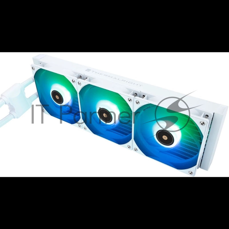 Водяное охлаждение для процессора/ Thermalright Frozen Notte 360 White Argb V2 (360mm, White, ARGB/ Fans: 3x120mm, 72.37CFM, 27.7dBA, 2000RPM/ Pump height 54mm, 28dBA, 5300RPM, Rad thickness 27mm/ S: 1200, 1700, 1851, 2011, 2066, 115X, AM2, AM2+, AM3