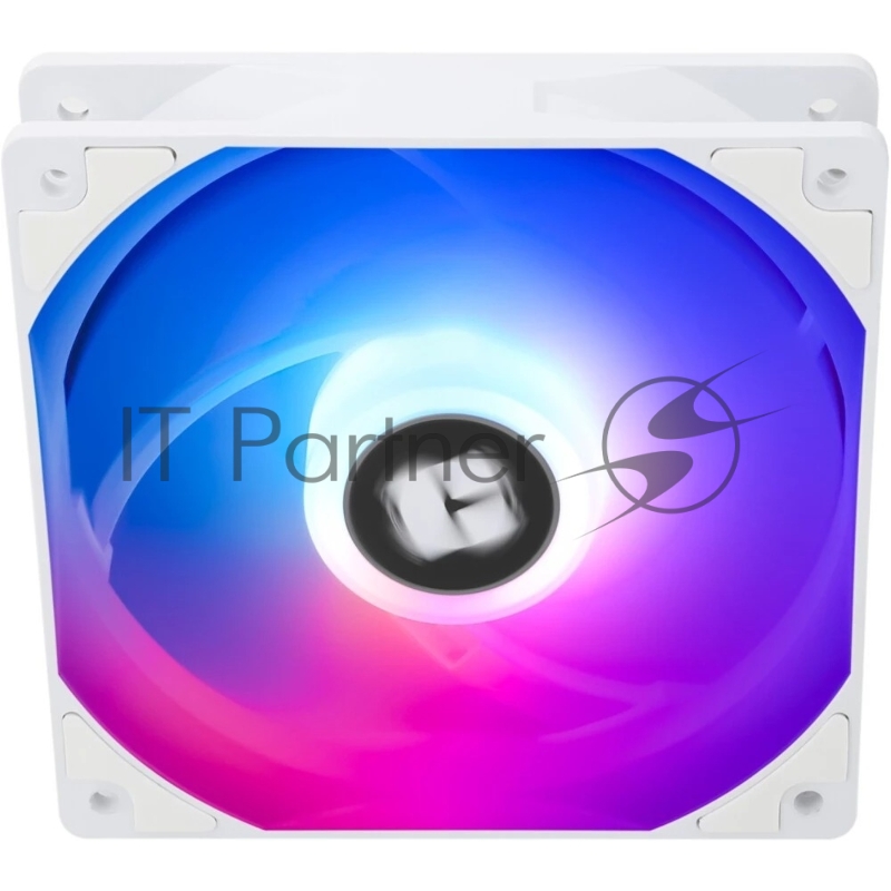 Кулер для корпуса/ Thermalright TL-C12CW-S (120x120x25mm, 4-pin PWM, ARGB, 66.17CFM, 25.6dBA, 1550RPM, White)