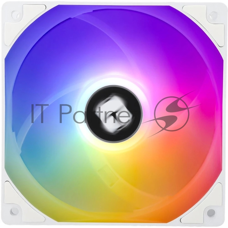 Кулер для корпуса/ Thermalright TL-C12CW-S (120x120x25mm, 4-pin PWM, ARGB, 66.17CFM, 25.6dBA, 1550RPM, White)