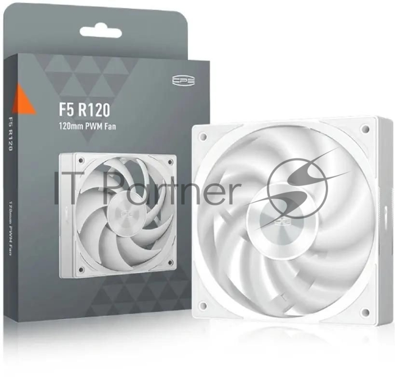 Вентилятор для корпуса PcCooler F5 R120 120х120x25 белый 4-pin (F5R120-WHNT1-GL) Ret