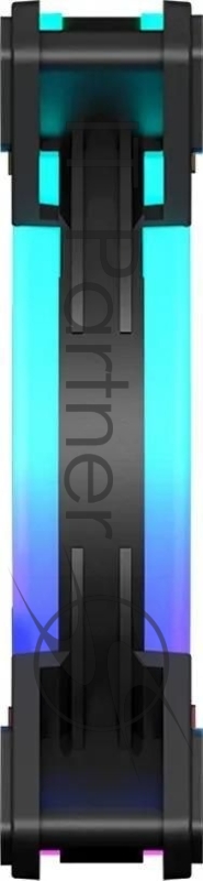 Вентилятор для корпуса PcCooler F3 T120 ARGB 120х120x25 черный 4-pin 21.6дБ (F3-T120BKAM1-GL) Ret