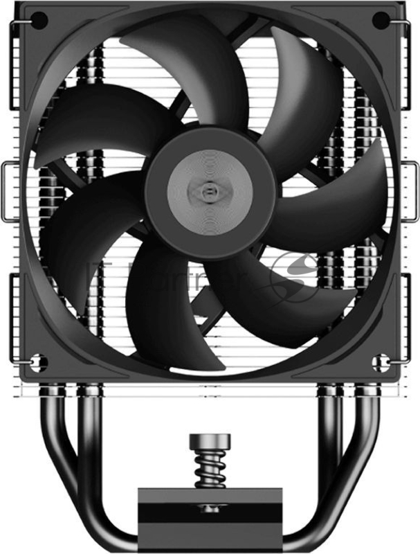 Устройство охлаждения (кулер) PcCooler R400 Soc-AM5/AM4/1200/1700/1851 черный 4-pin Al+Cu 180W Ret (R400-BKNWYX-US)