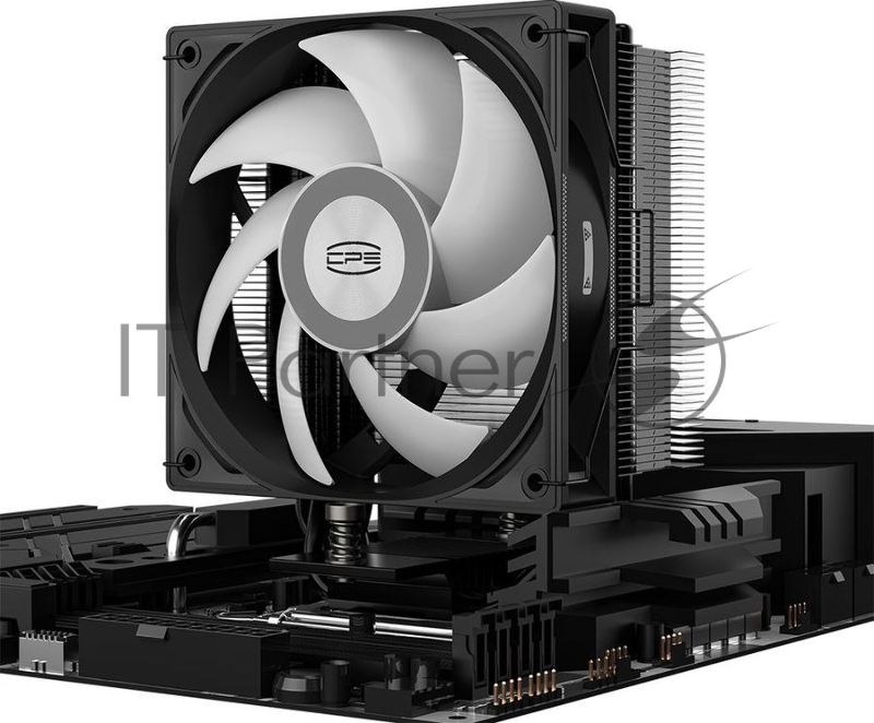 Устройство охлаждения (кулер) PcCooler RT400 ARGB Soc-AM5/AM4/1200/1700/1851 4-pin 32dB Al+Cu 230W Ret (RT400-BKAWXX-GL)