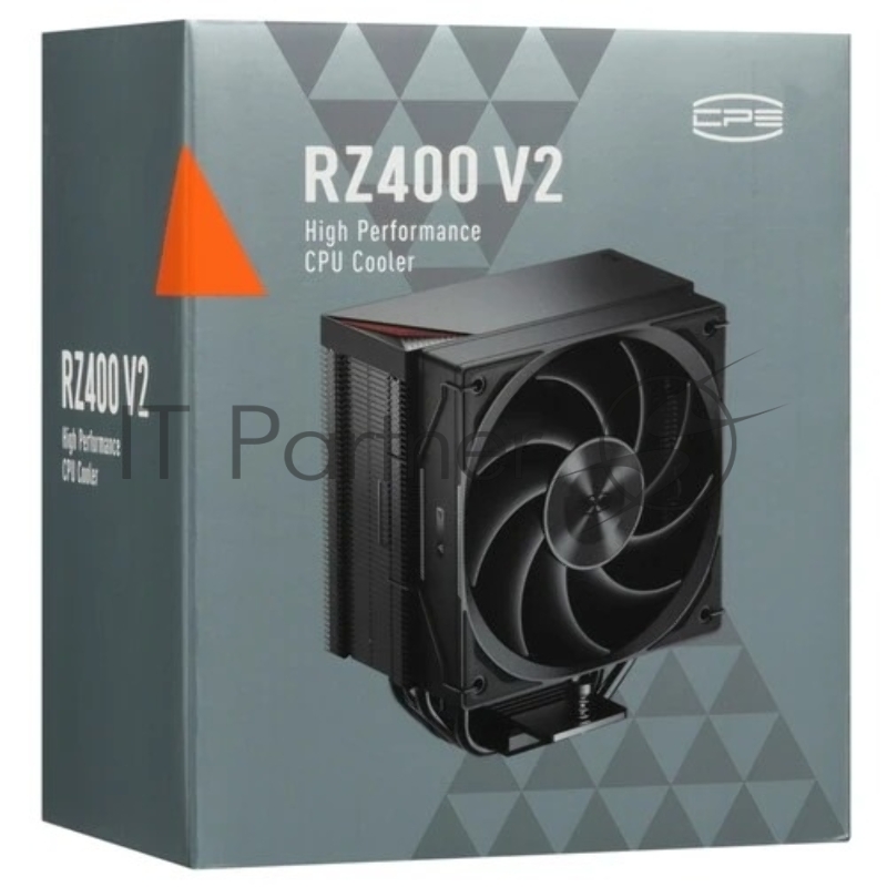 Устройство охлаждения (кулер) PcCooler RZ400 V2 Soc-AM5/AM4/1200/1700/1851 черный 4-pin 32dB Al+Cu 240W Ret (RZ400V2-BKNWNX-GL)