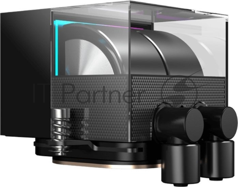 Система водяного охлаждения PcCooler DS360 BK Soc-AM5/AM4/1200/1700/1851 черный 4-pin Al LCD 300W Ret (DS360-BKNWXX-GL)