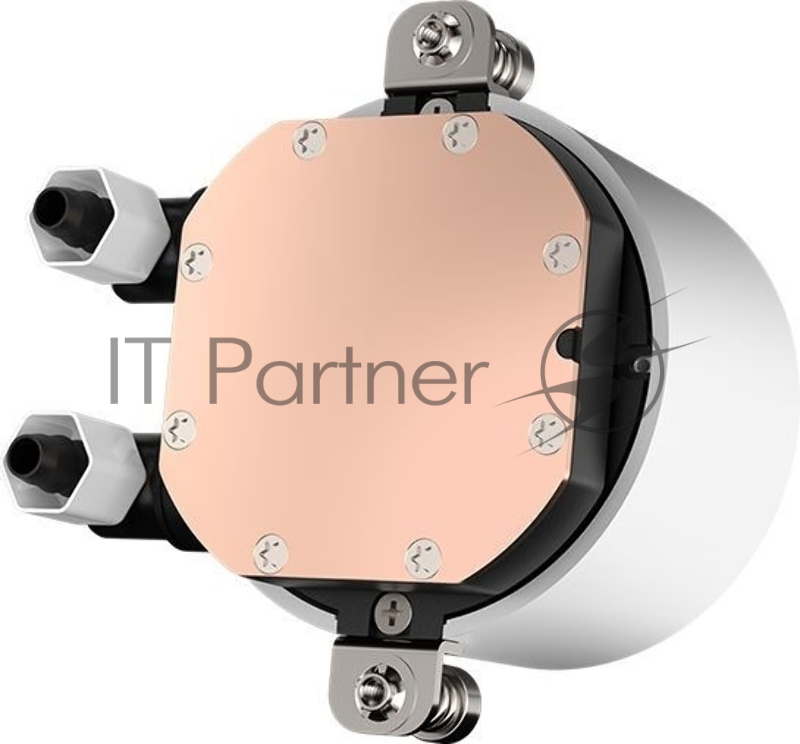 Система водяного охлаждения PcCooler DA360 WH ARGB Soc-AM5/AM4/1200/1700/1851 белый 4-pin Al 300W Ret (DA360-WHAWXX-GL)