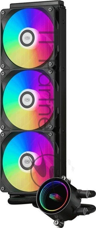 Система водяного охлаждения PcCooler DA360 BK ARGB Soc-AM5/AM4/1200/1700/1851 черный 4-pin Al 300W Ret (DA360-BKAWXX-GL)