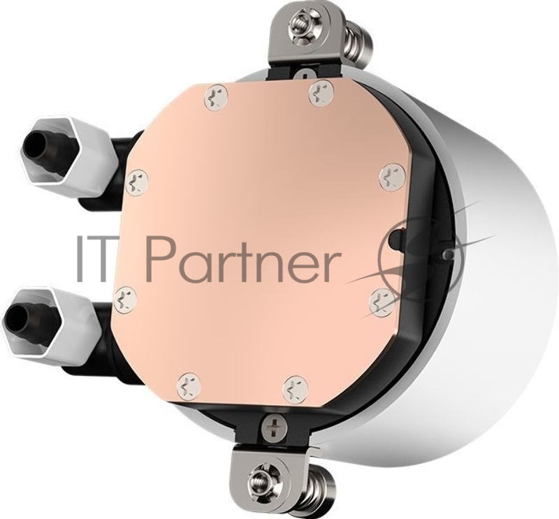 Система водяного охлаждения PcCooler DA240 WH ARGB Soc-AM5/AM4/1200/1700/1851 белый 4-pin Al+Cu 270W Ret (DA240-WHAWXX-GL)