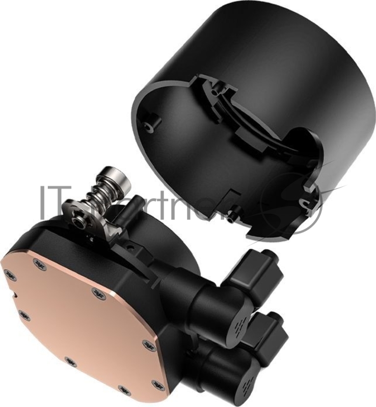 Система водяного охлаждения PcCooler DA240 BK ARGB Soc-AM5/AM4/1200/1700/1851 черный 4-pin Al+Cu 270W Ret (DA240-BKAWXX-GL)