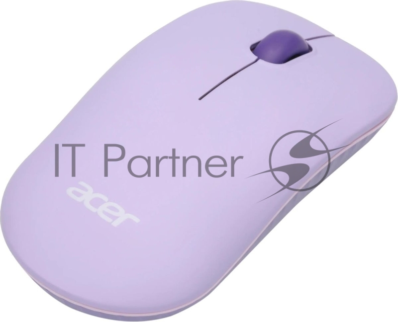 Мышь беспроводная Acer OMR205 фиолетовый, 1200 dpi, радиоканал, USB, кнопки - 3
