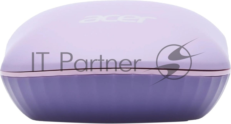 Мышь беспроводная Acer OMR205 фиолетовый, 1200 dpi, радиоканал, USB, кнопки - 3