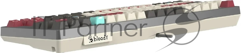 Клавиатура A4Tech Bloody S87 Pixels Red механическая серый/белый USB Multimedia for gamer LED (S87 PIXELS)