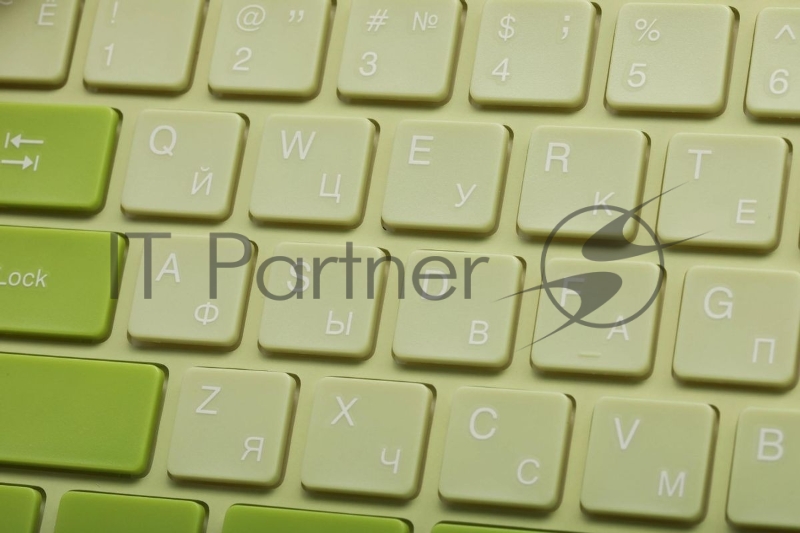 Клавиатура + мышь Acer OCC205 клав:зеленый/желтый мышь:зеленый/желтый USB беспроводная slim (ZL.ACCEE.00E)