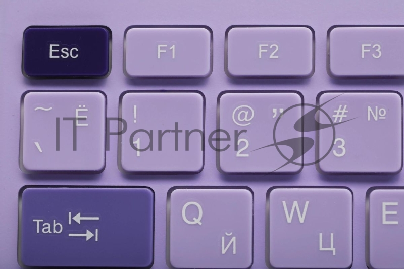 Клавиатура + мышь Acer OCC205 клав:фиолетовый мышь:фиолетовый USB беспроводная slim (ZL.ACCEE.00D)