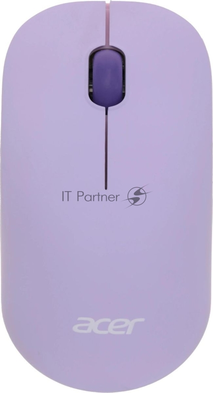 Клавиатура + мышь Acer OCC205 клав:фиолетовый мышь:фиолетовый USB беспроводная slim (ZL.ACCEE.00D)