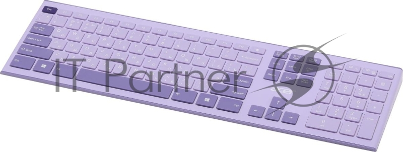 Клавиатура + мышь Acer OCC205 клав:фиолетовый мышь:фиолетовый USB беспроводная slim (ZL.ACCEE.00D)