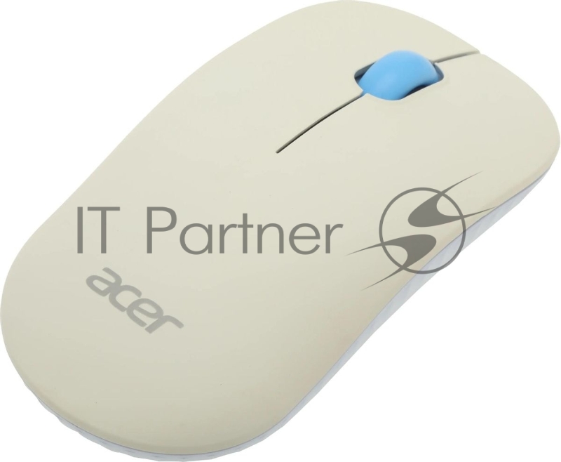 Клавиатура + мышь Acer OCC205 клав:белый/голубой мышь:белый/голубой USB беспроводная slim (ZL.ACCEE.00C)