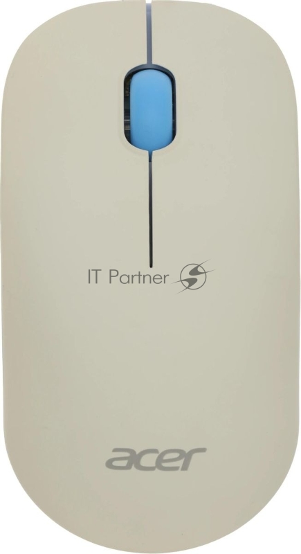 Клавиатура + мышь Acer OCC205 клав:белый/голубой мышь:белый/голубой USB беспроводная slim (ZL.ACCEE.00C)