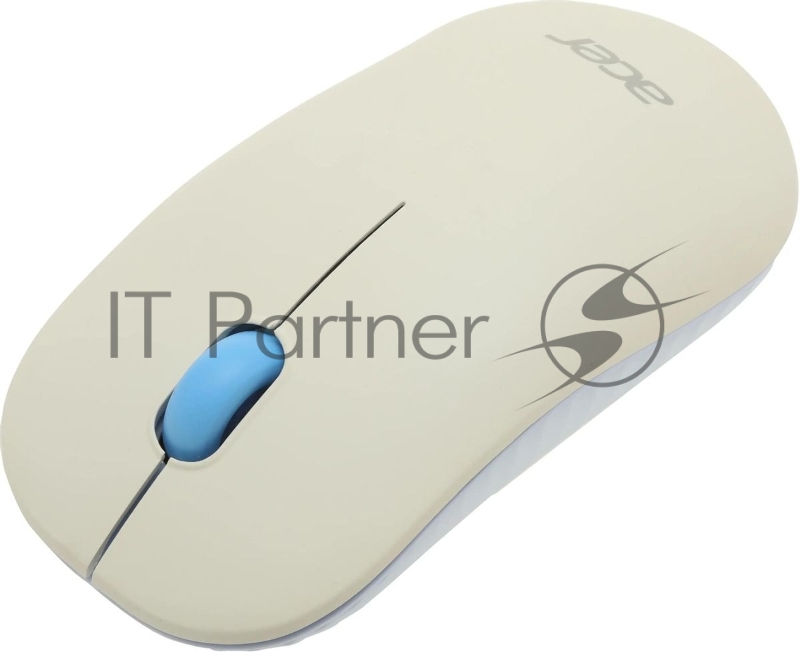 Клавиатура + мышь Acer OCC205 клав:белый/голубой мышь:белый/голубой USB беспроводная slim (ZL.ACCEE.00C)