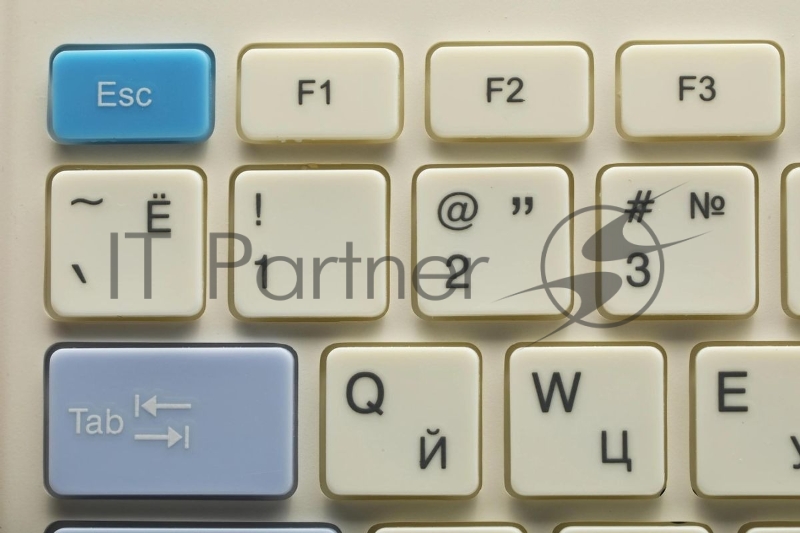 Клавиатура + мышь Acer OCC205 клав:белый/голубой мышь:белый/голубой USB беспроводная slim (ZL.ACCEE.00C)