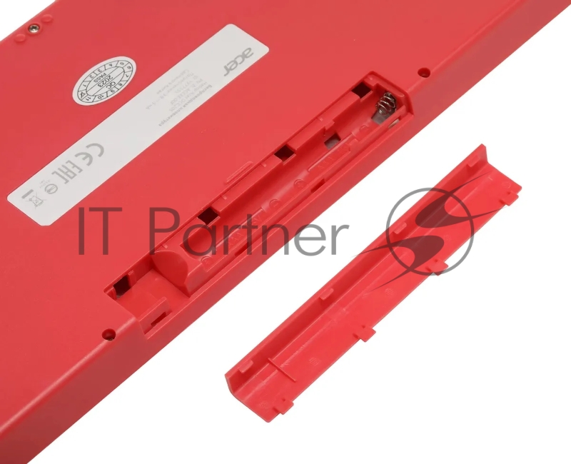 Клавиатура + мышь Acer OCC205 клав:розовый/бежевый мышь:розовый/бежевый USB беспроводная slim (ZL.ACCEE.00F)