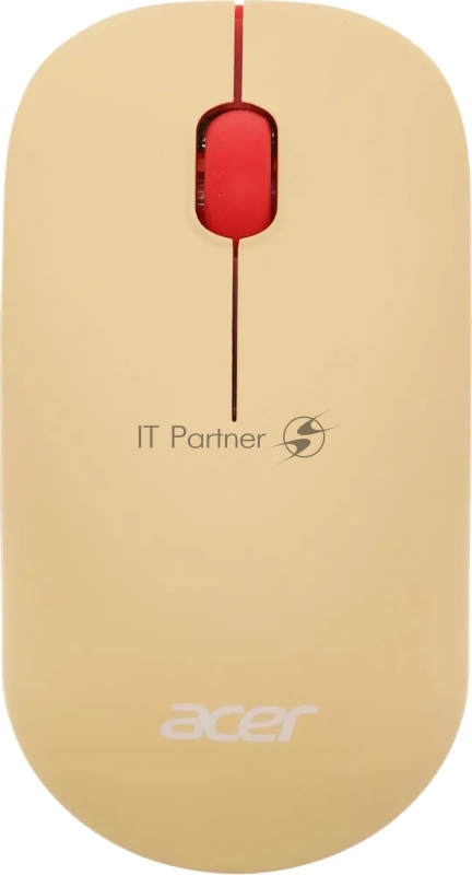 Клавиатура + мышь Acer OCC205 клав:розовый/бежевый мышь:розовый/бежевый USB беспроводная slim (ZL.ACCEE.00F)