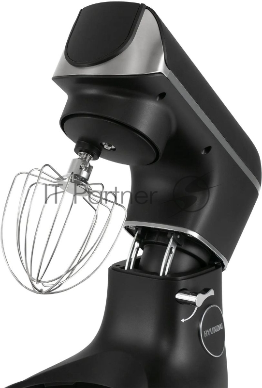 Кухонная машина Hyundai HYM-S8591 планетар.вращ. 1500Вт черный/серебристый