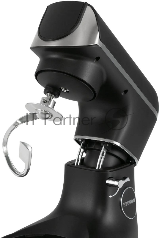 Кухонная машина Hyundai HYM-S8591 планетар.вращ. 1500Вт черный/серебристый