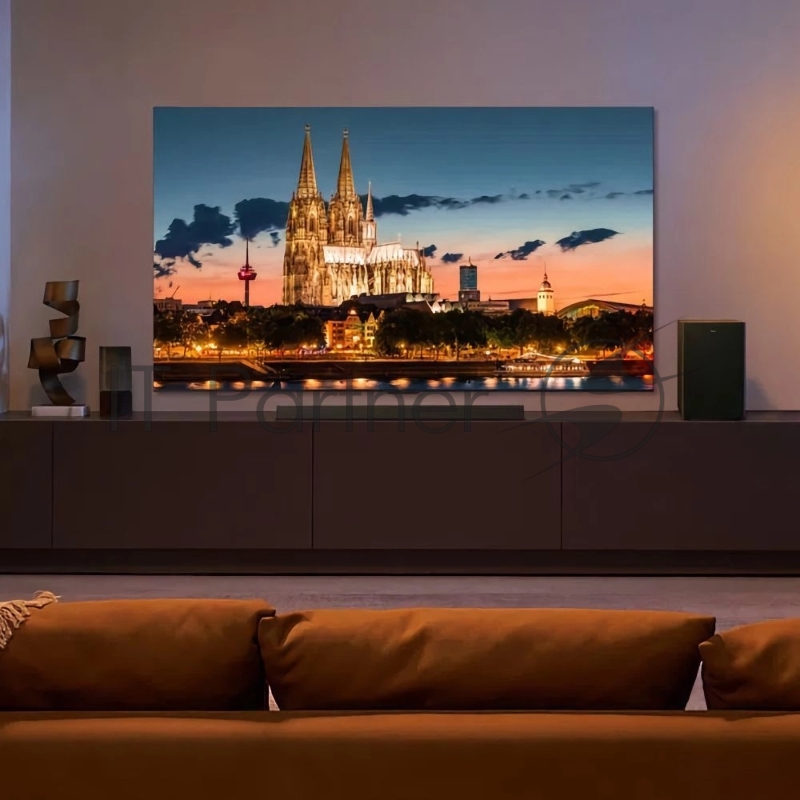 Телевизор QLED TCL 85 85C855 черный UHD 120Hz Smart