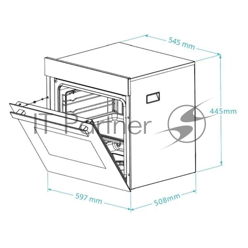 Духовой шкаф Viomi VBSO501 черный/серебристый