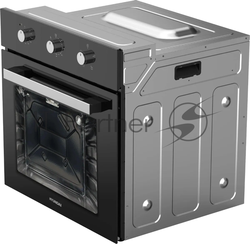 Духовой шкаф Электрический Hyundai HEO 66311 BG черный